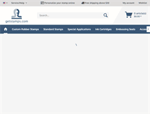 Tablet Screenshot of getstamps.com